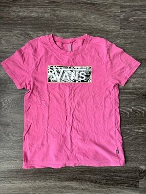 2 FOR $28 👾 Vans Pink Logo Tee